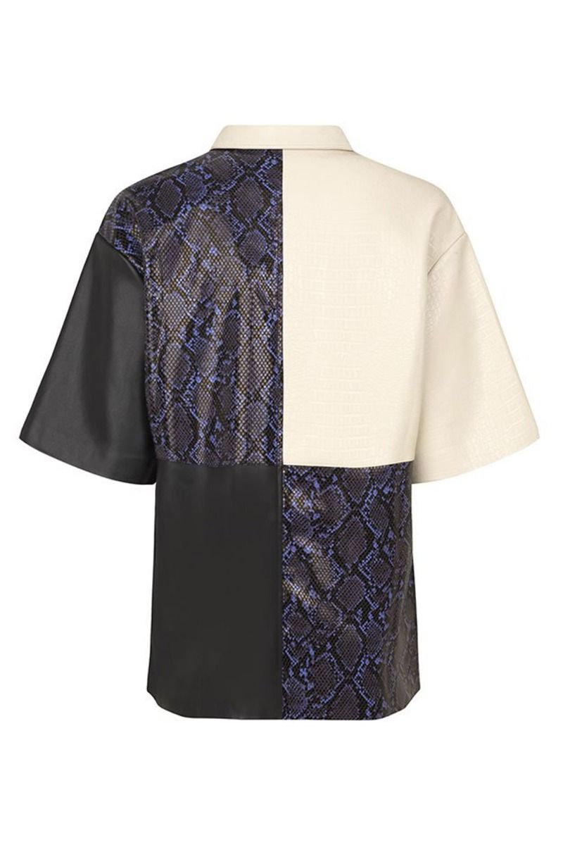 MbyM - Skjorte - M-Hallana - Purple Snake Mix