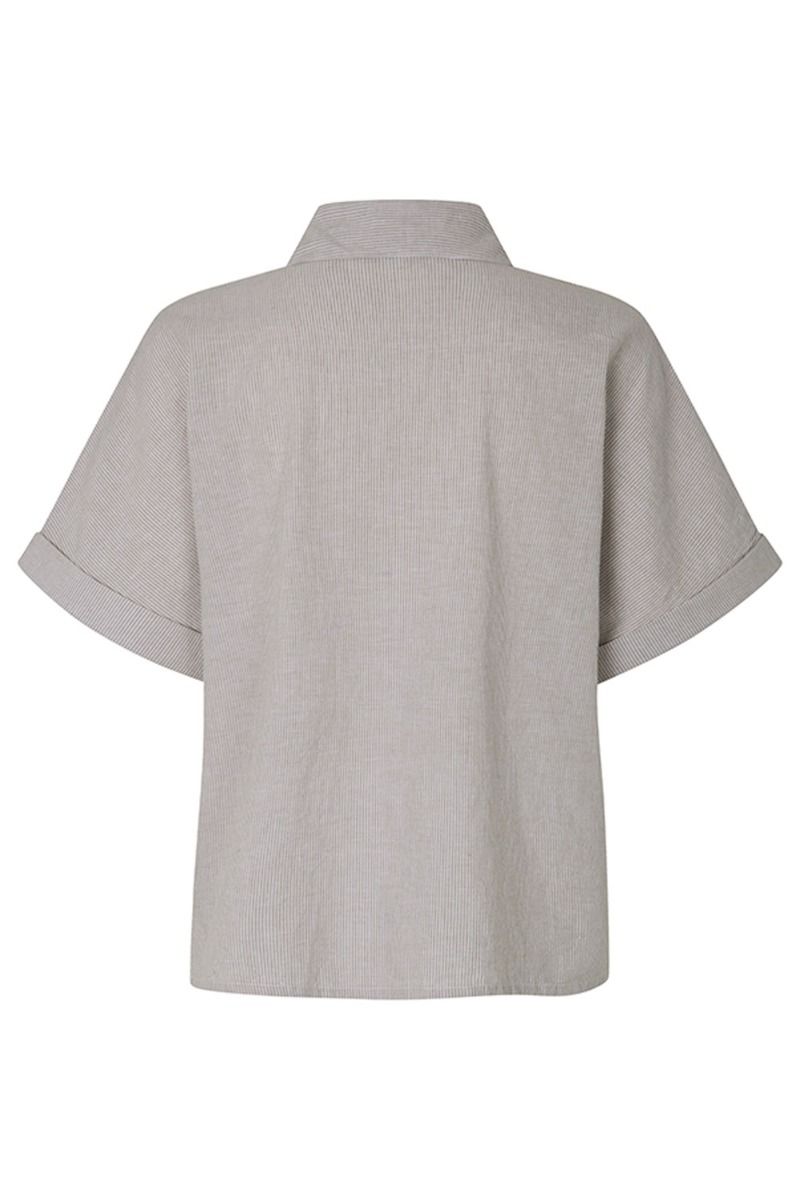 MbyM - Skjorte - Katin-M - Cinder White Stripe