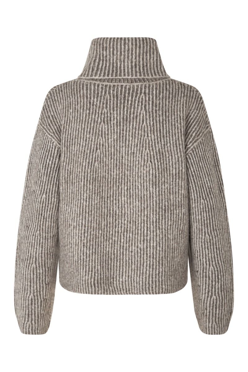 MbyM - Strik - Kemina-M - Taupe Oat Stripe