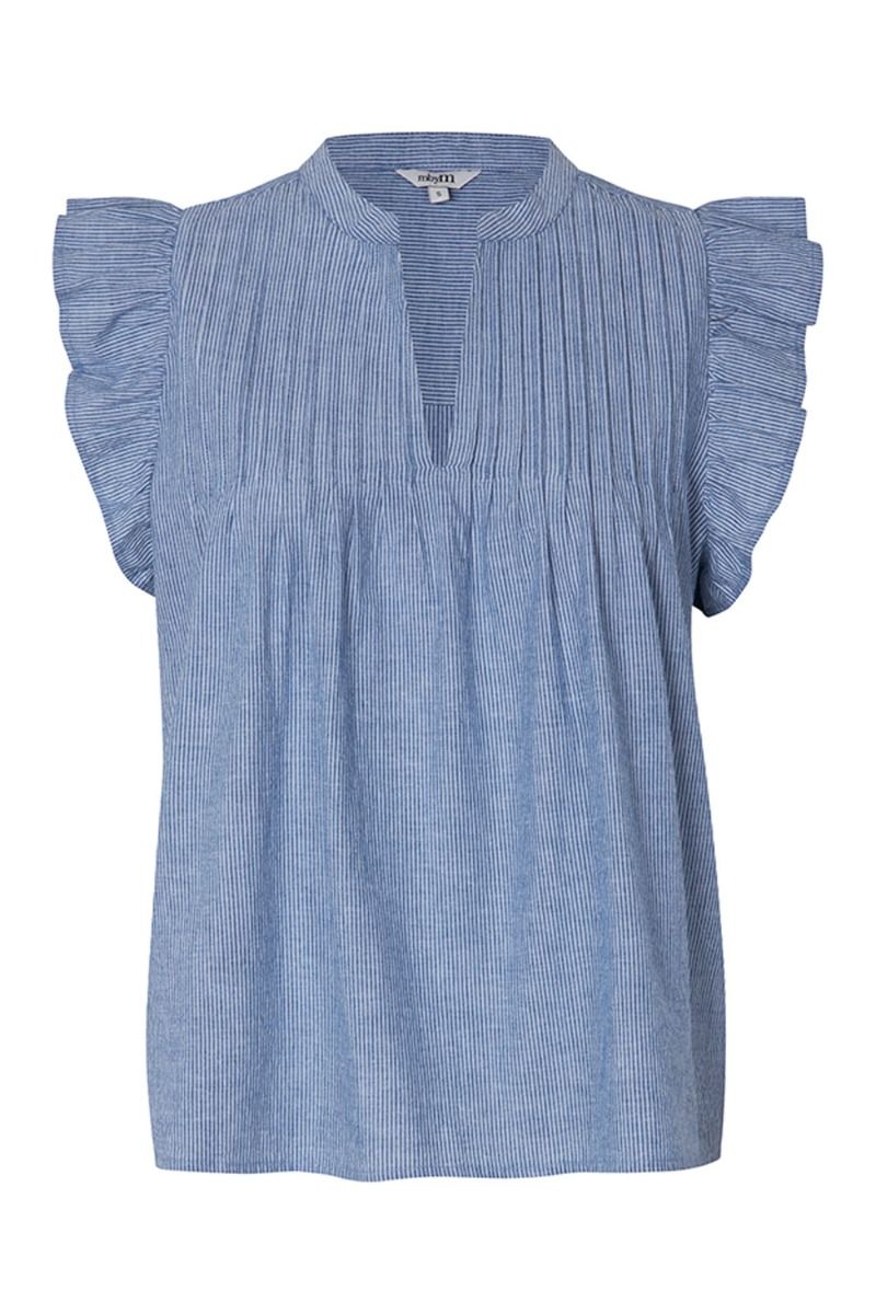 MbyM - Top - Gemala-M - Blue White Stripe