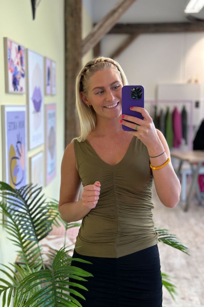 MbyM - Top - Nuray-M - Military Olive