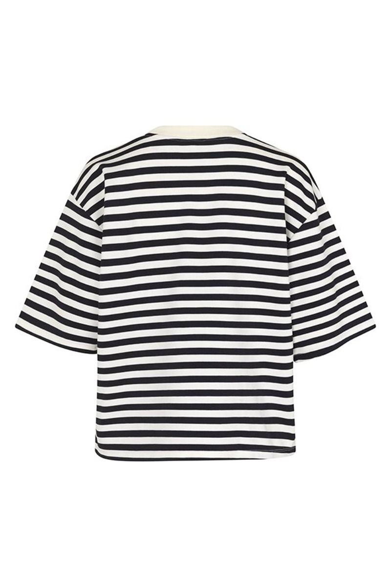 MbyM - T-shirt - Emrys-M - Night Sky/Sugar Stripe