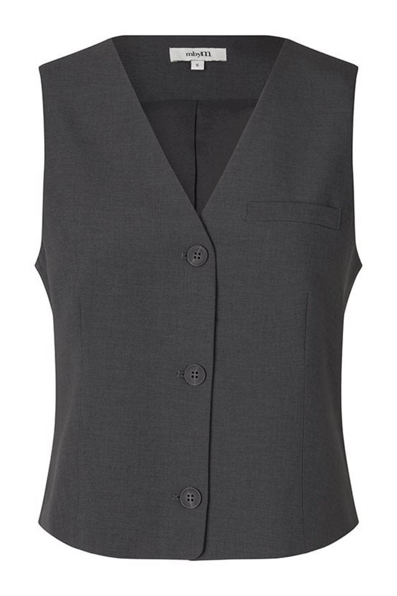 MbyM - Vest - Denah-M - Charcoal Melange