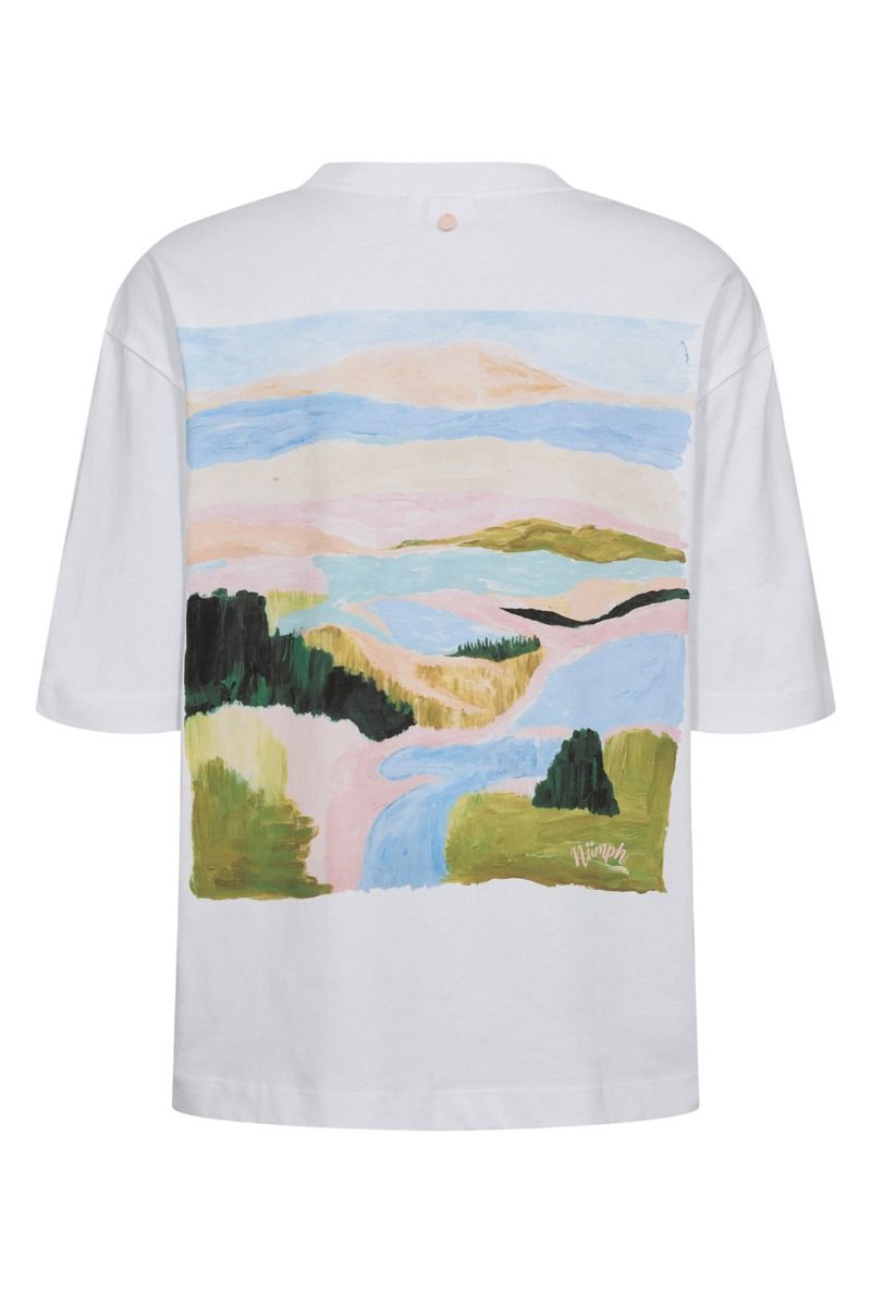 Nümph - T-shirt - Meadow T-shirt - Bright White