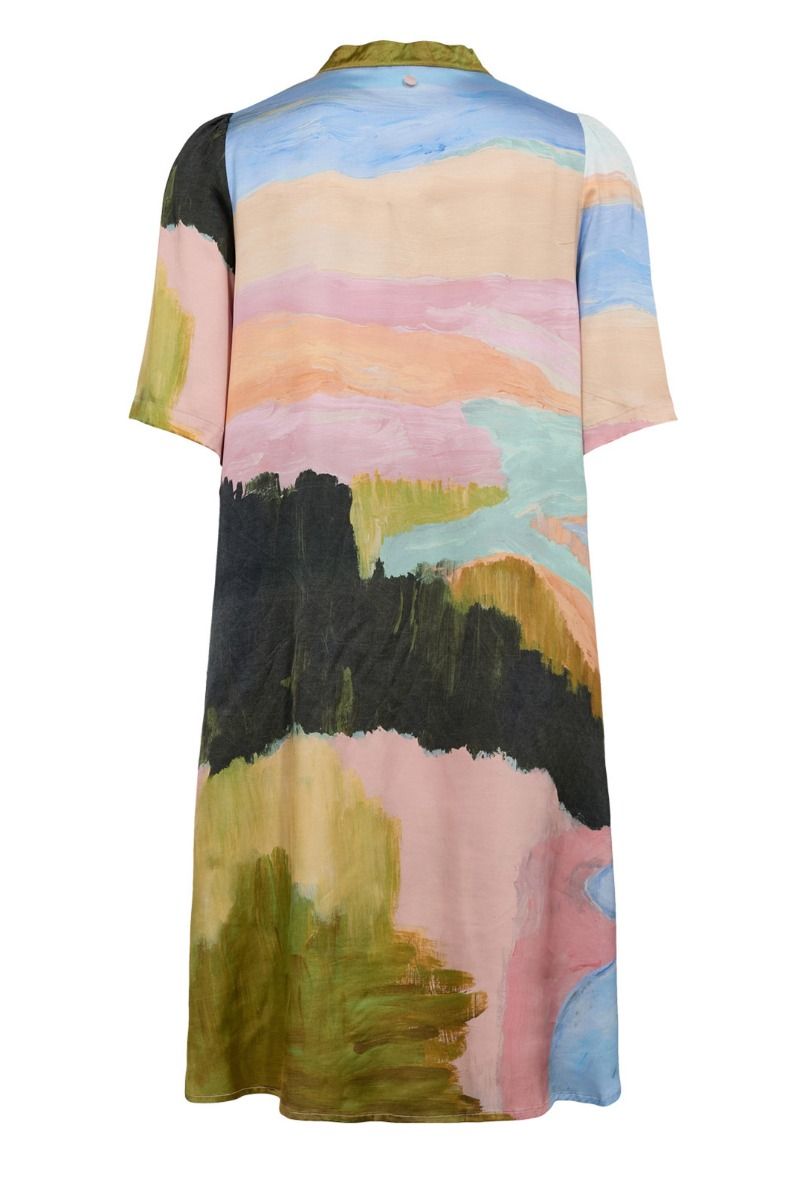 Nümph - Kjole - Meadow V-neck Dress - Peony