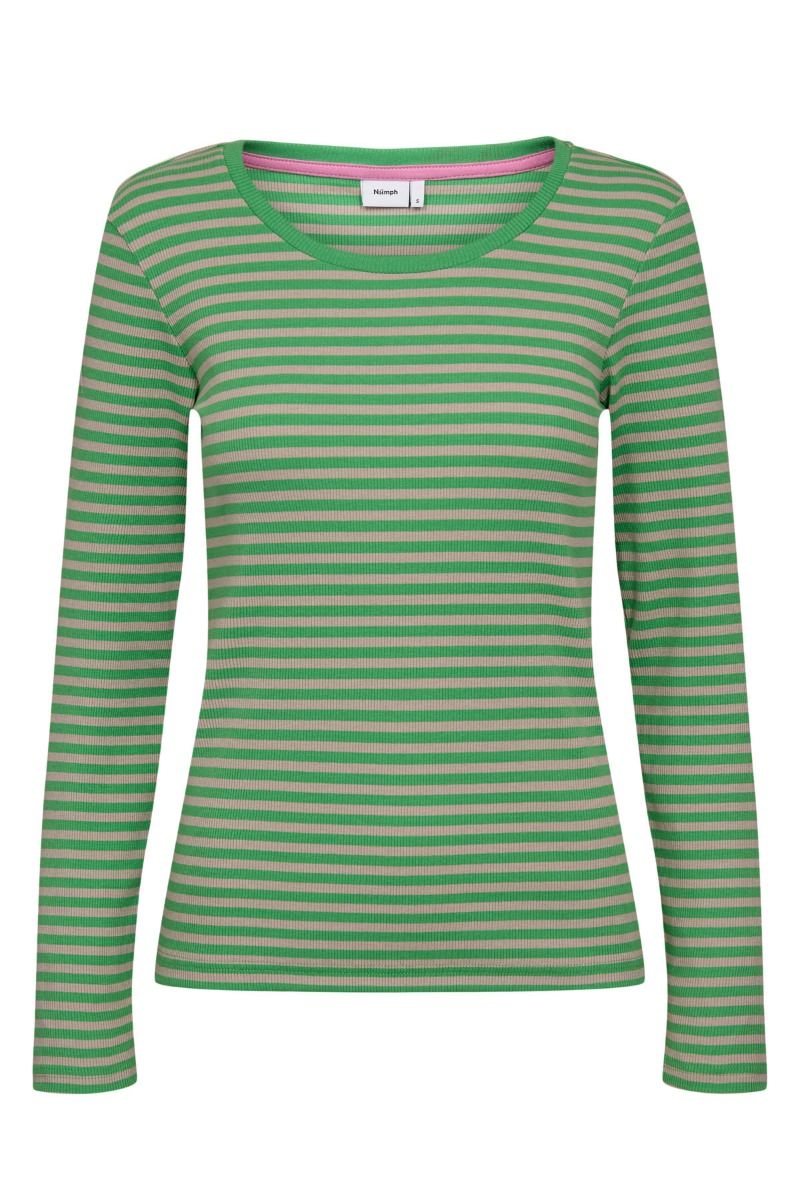 Nümph - Bluse - Melany LS Blouse - Vibrant Green
