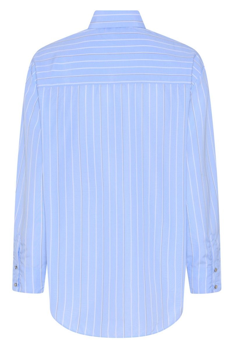 Bruuns Bazaar - Skjorte - MesquiteBBBela Shirt - Light Blue Stripe (Levering midt marts)