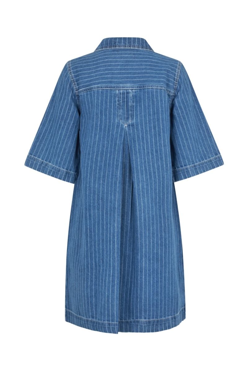 Global Funk - Kjole - Mira-G - Midt Blue Stripe