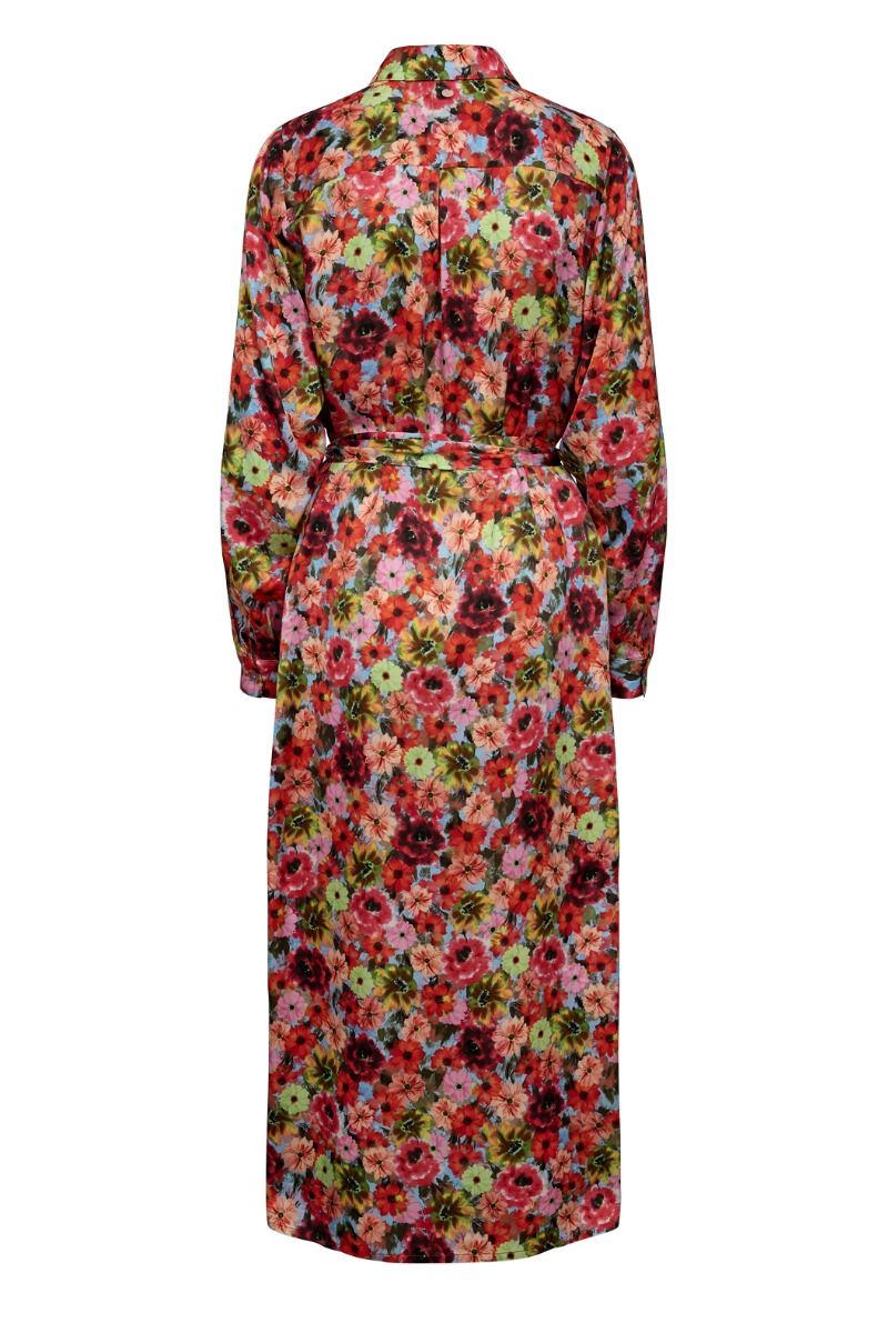 Nümph - Kjole - Mista Shirt Dress - Fiery Red