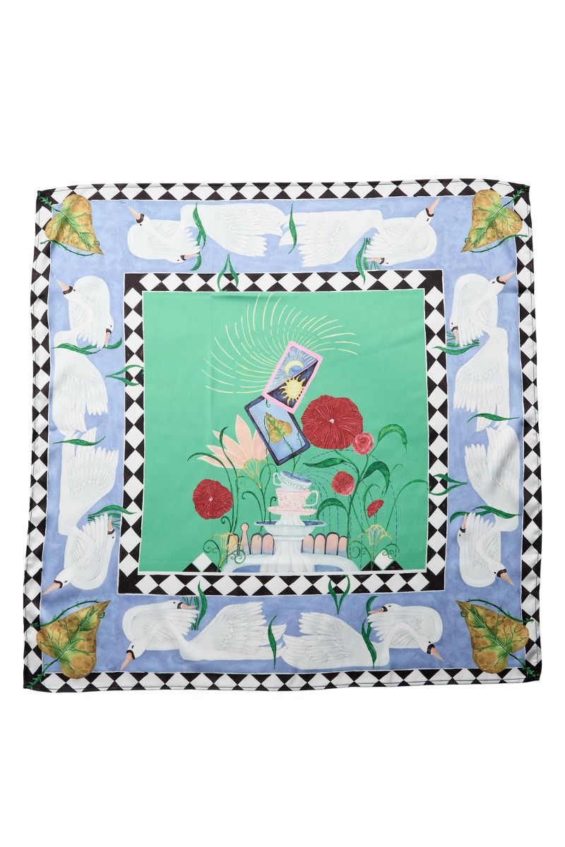 Nümph - Tørkæde - Mocha Satin Scarf - Vibrant Green