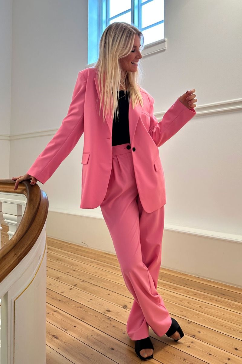 Modström - Bukser - Anker MD Wide Pants - Cosmos Pink
