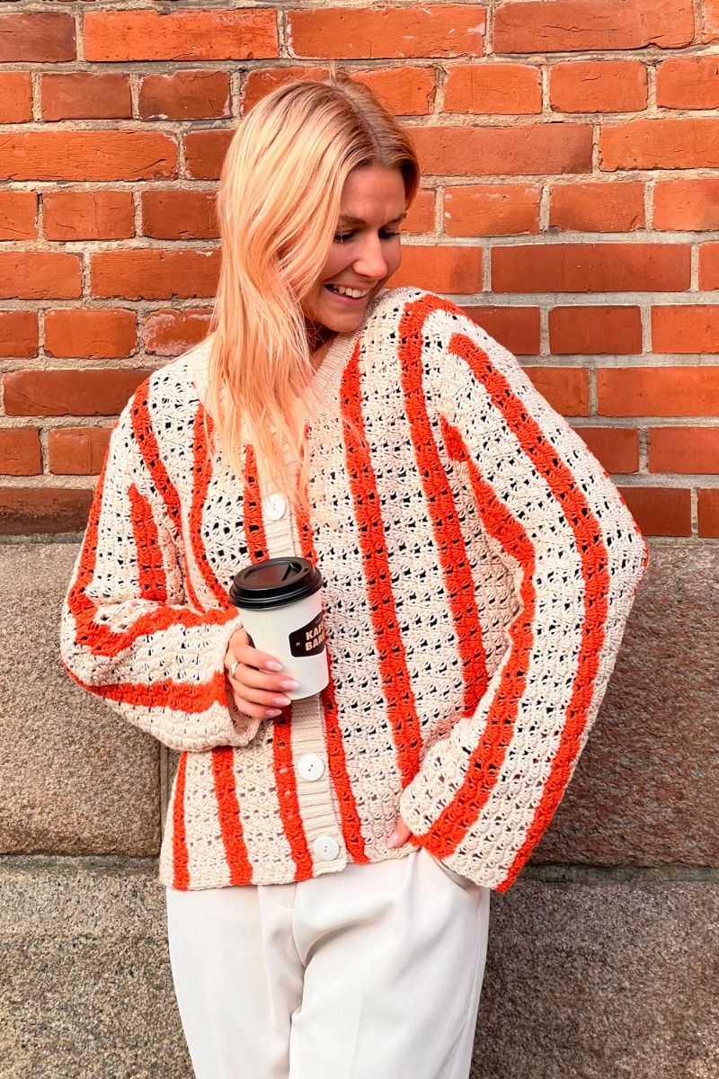 Modström - Cardigan - HobbsMD Cardigan - Summer Sand Flame