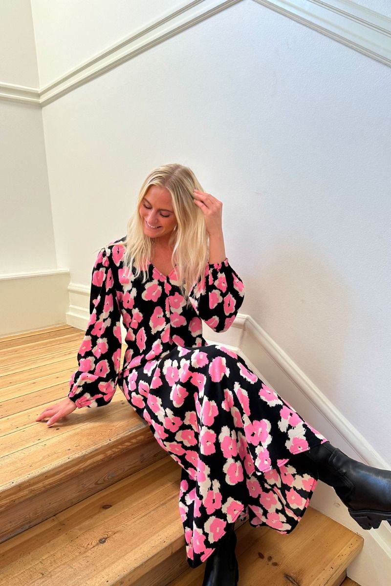 Modström - Kjole - BibbieMD Print Dress - Cosmos Fleur