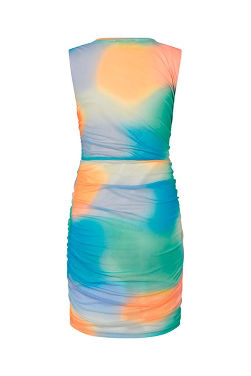 Modström - Kjole - DinneMD Print Dress Rainbow - Blur