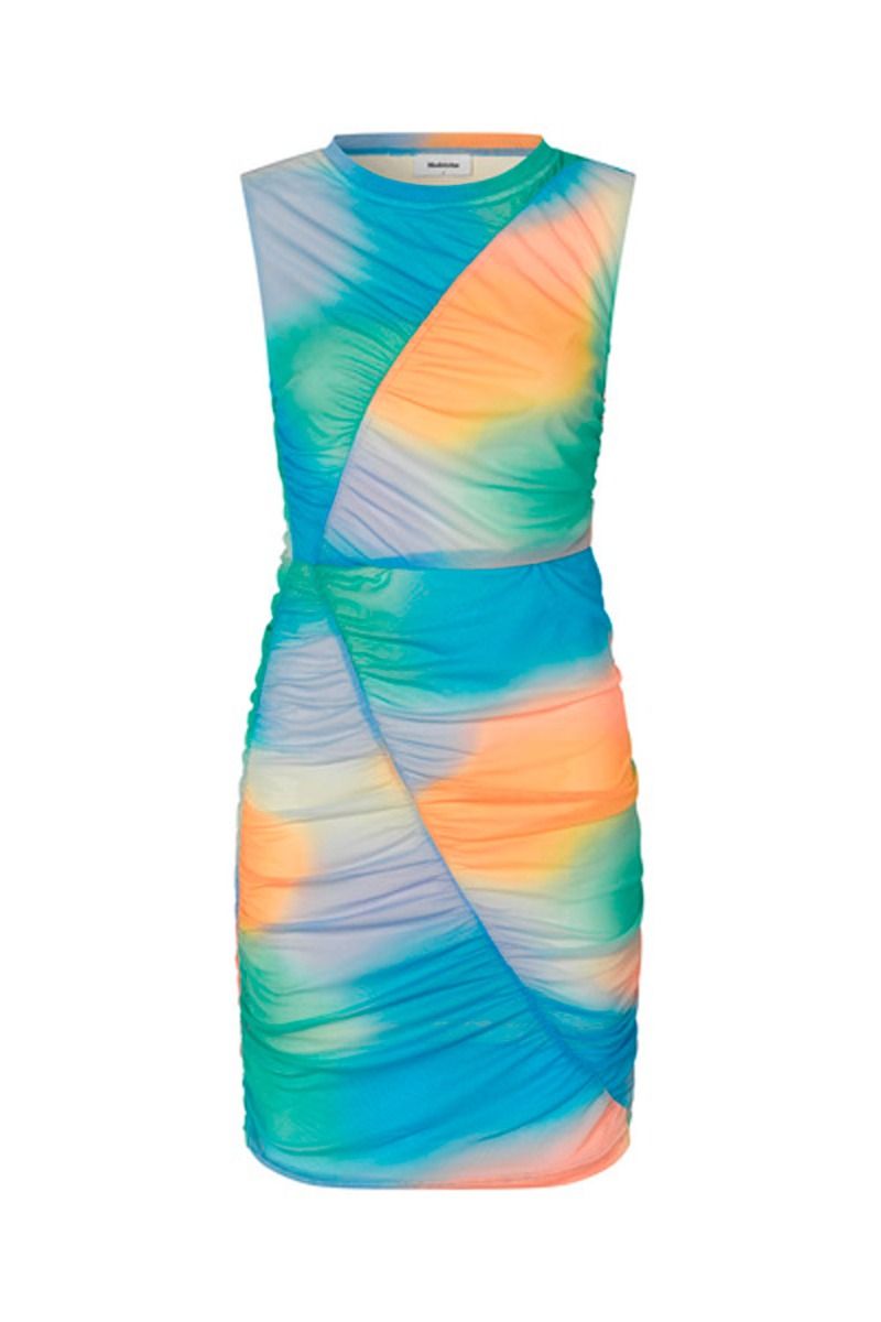 Modström - Kjole - DinneMD Print Dress Rainbow - Blur