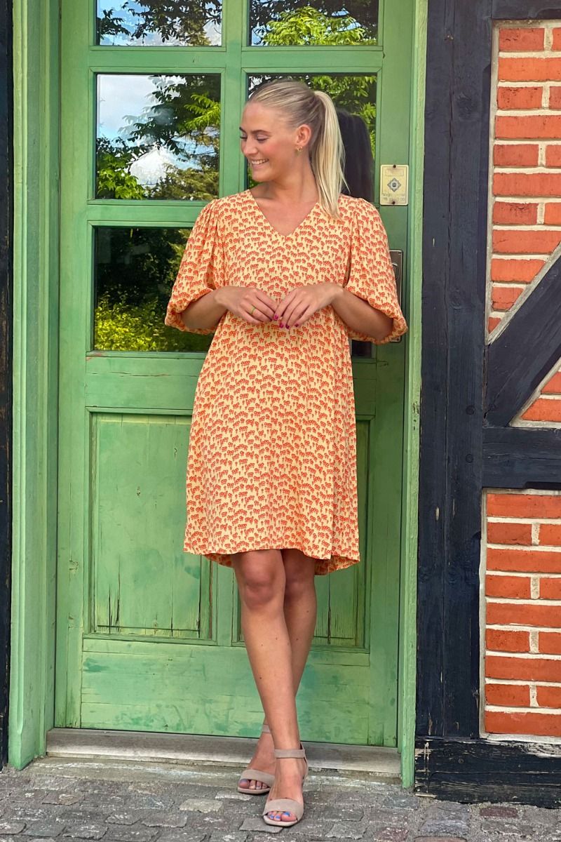 Modström - Kjole - FammiMD Print Dress - Cherry Bloom