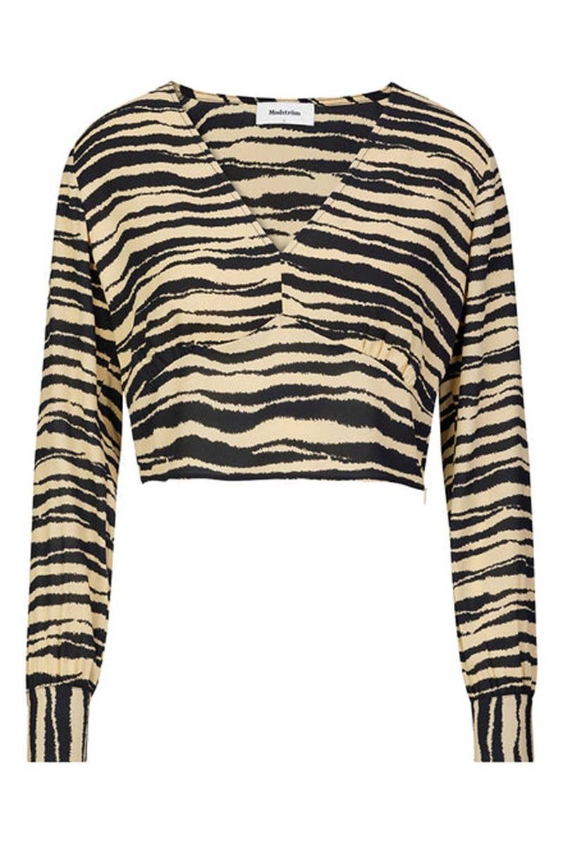 Modström - Bluse - BeckyMD Print Top - Moonstone Tiger