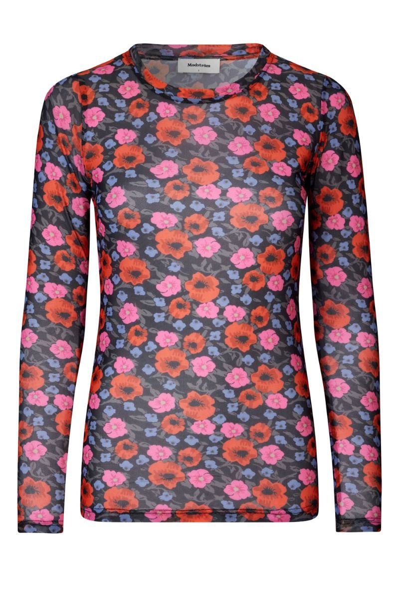 Modström - Bluse - BinnaMD Print Top - Flower Blush