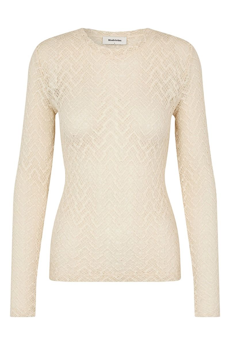 Modström - Bluse - HendrickMD LS Top - Summer Sand