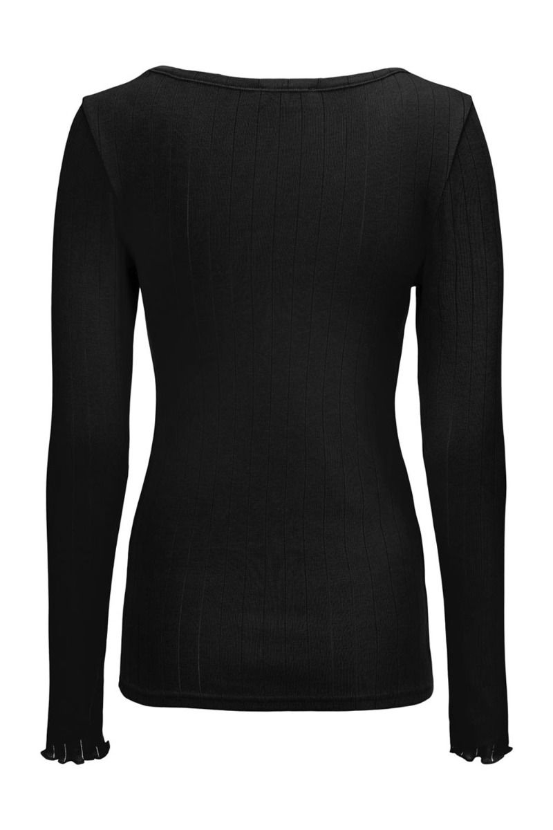 Modström - Bluse - Issy LS T-shirt - Black