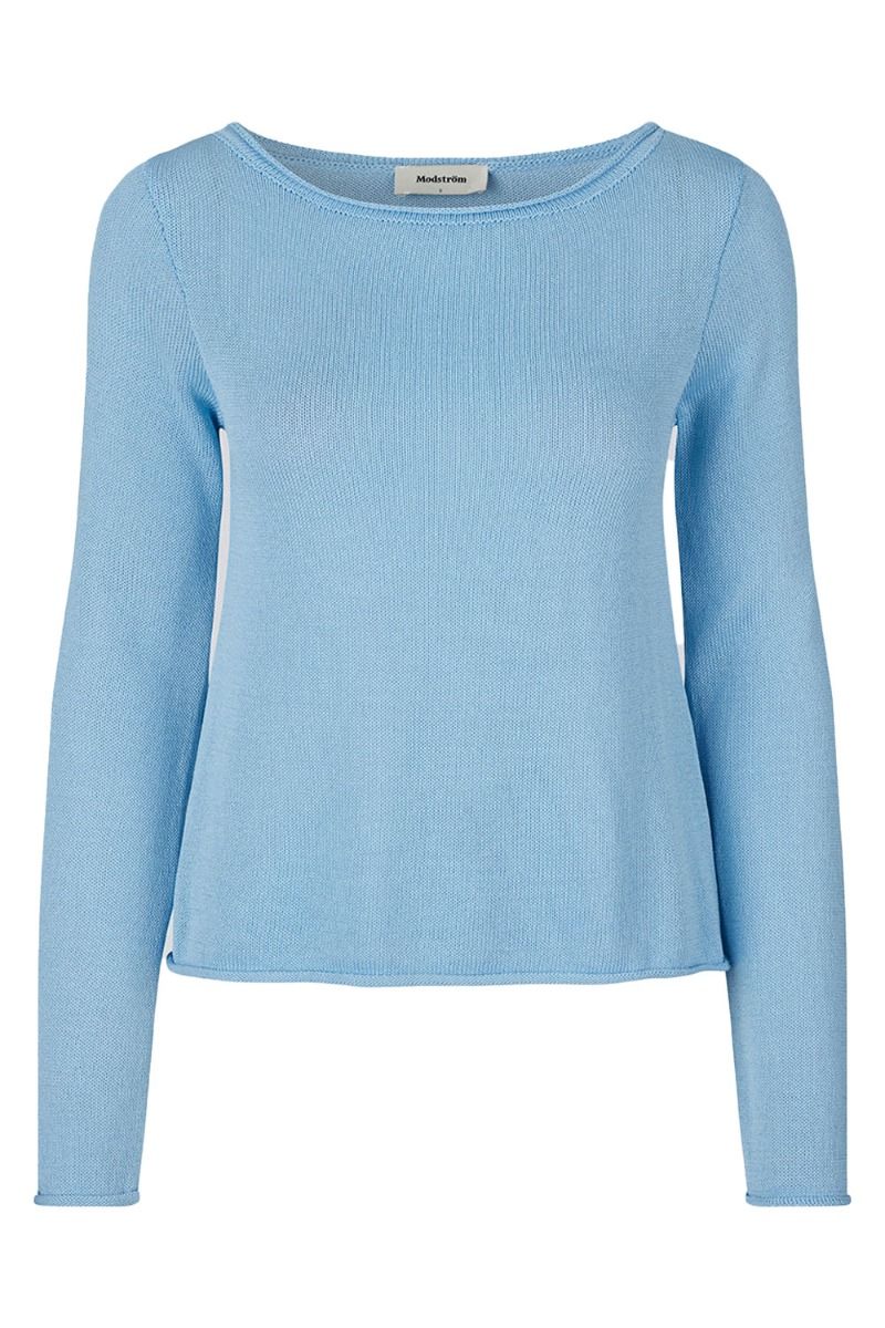 Modström - Bluse - JosefineMD Knit Top - Baby Blue