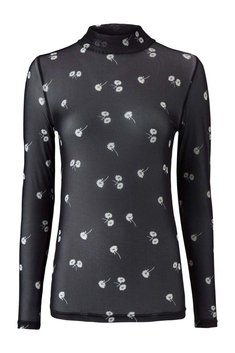 Modström - Bluse - Missy Print Top - Dark Daisy