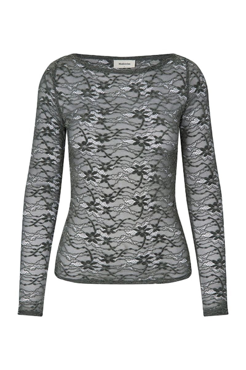 Modström - Bluse - TildeMD Top - Harbor Green