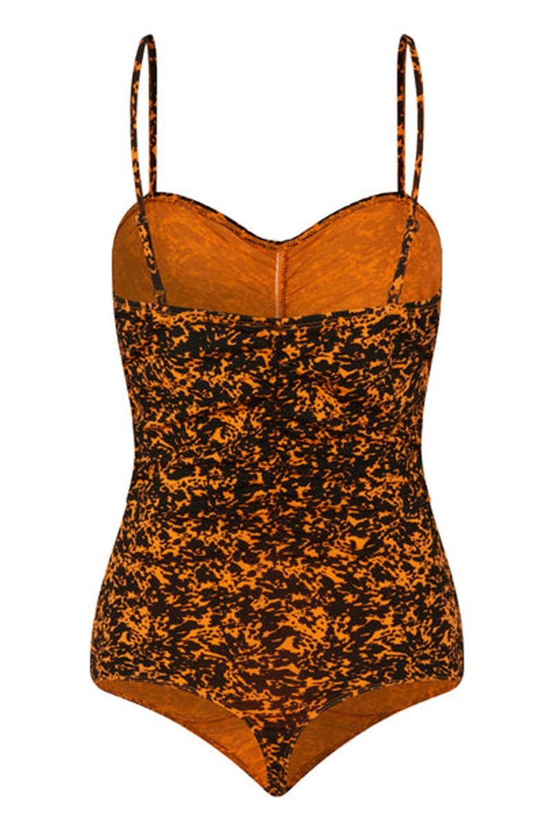 Modström - Bodystocking - CurtisMD Print Bodystocking - Vibrant Orange Splash