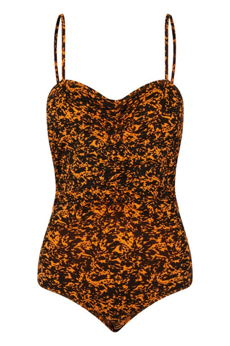 Modström - Bodystocking - CurtisMD Print Bodystocking - Vibrant Orange Splash