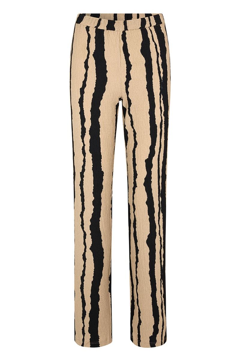 Modström - Bukser - HarlandMD Print Pants - Torn Lines