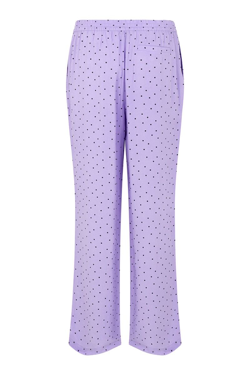 Modström - Bukser - Talle Print Pants - Lavender Polka