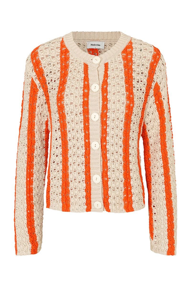 Modström - Cardigan - HobbsMD Cardigan - Summer Sand Flame