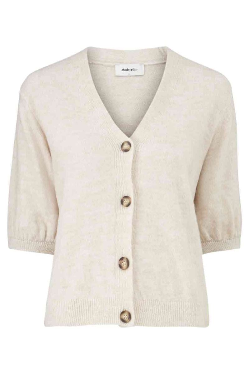 Modström - Cardigan - Irene Cardigan - Cream Milk