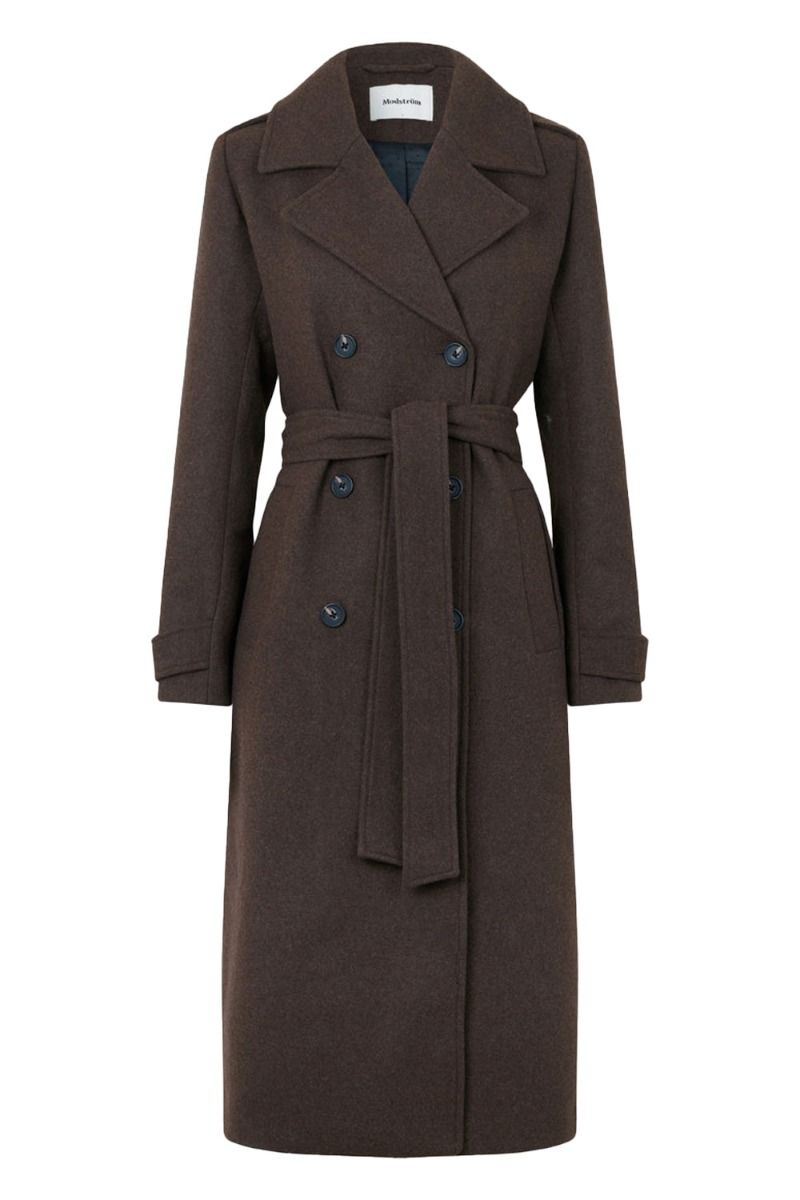 Modström - Jakke - ShayMD Coat - Dark Coffee