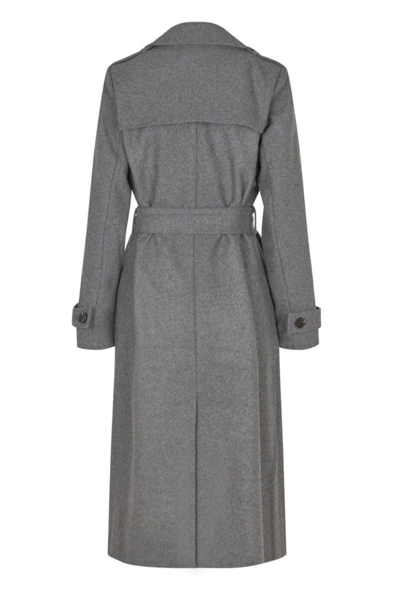 Modström - Jakke - ShayMD Coat - Dark Grey Melange