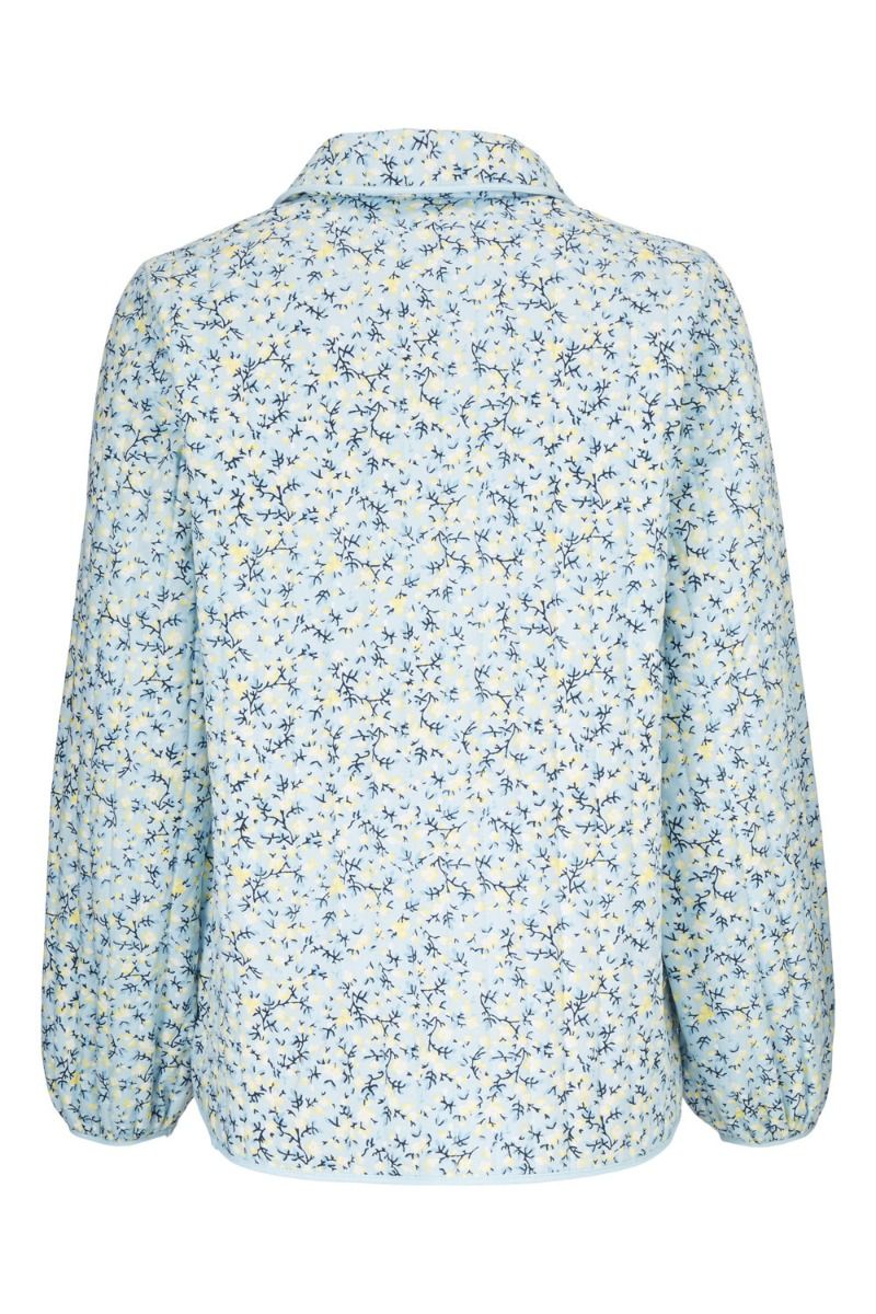 Modström - Jakke - Tonni Print Jacket - Blue Tulip