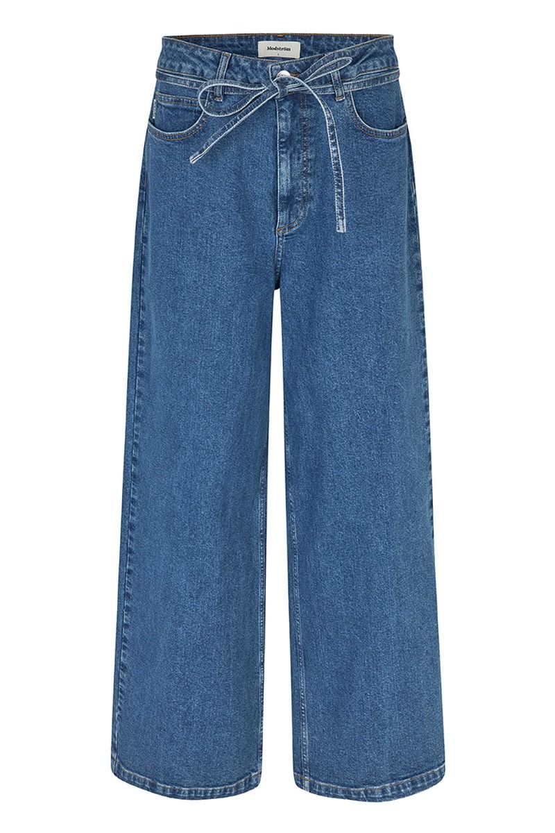 Modström - Jeans - IsoldeMD Solid Pants - Distressed Blue