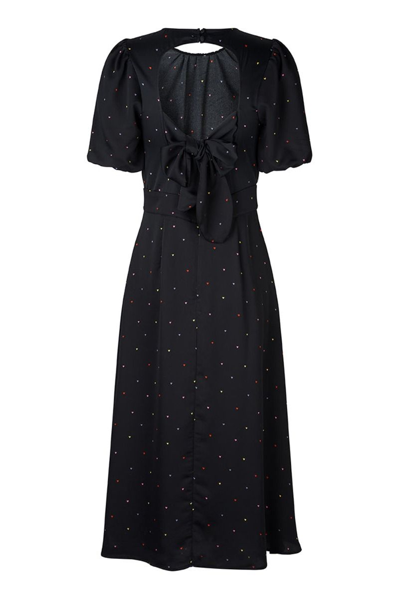 Modström - Kjole - BixMD Print Dress - Rainbow Hearts