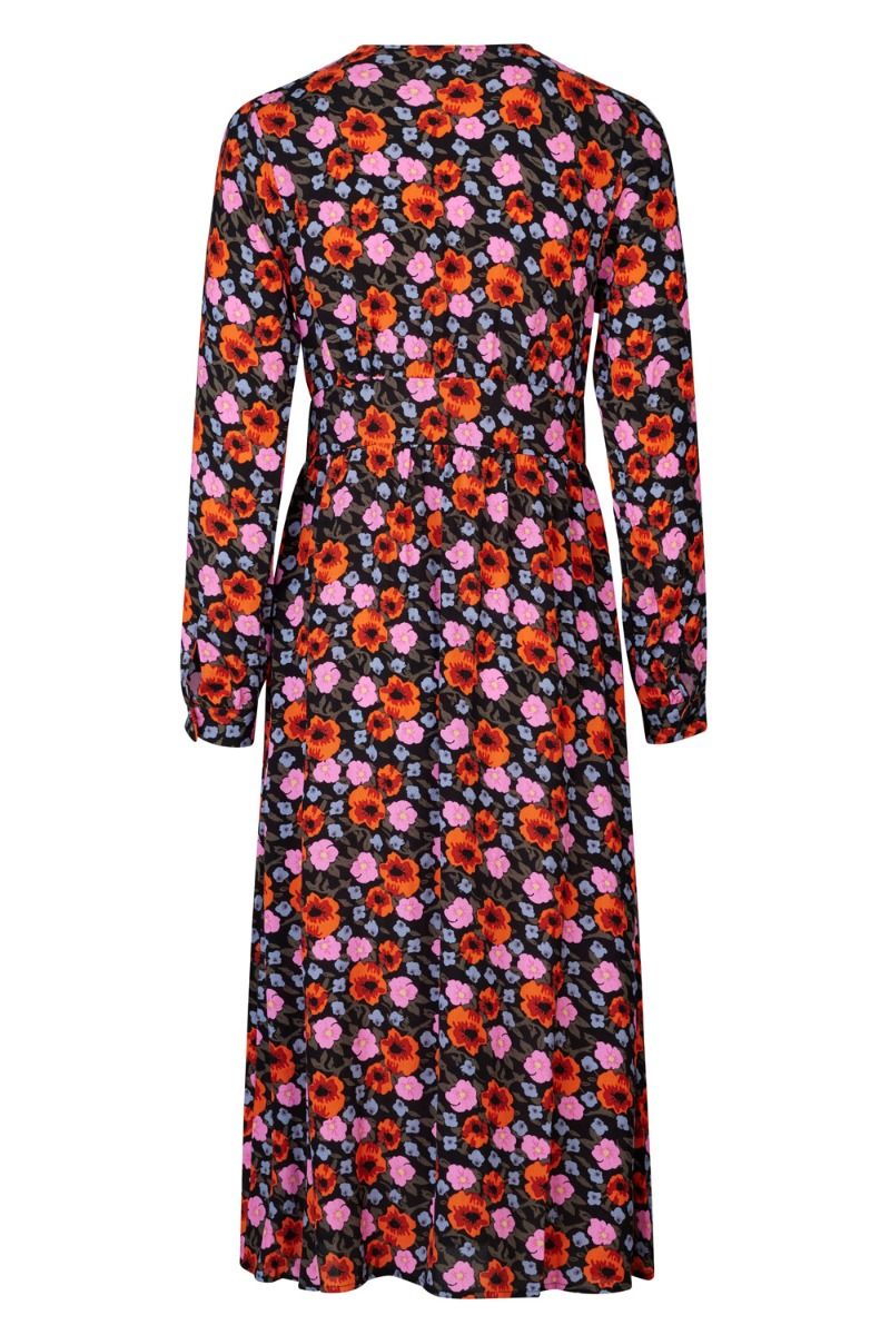Modström - Kjole - BonMD Long Print Dress - Flower Blush