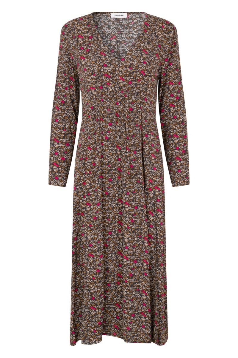 Modström - Kjole - FloryMD Print Dress - Vibrant Fall Flower
