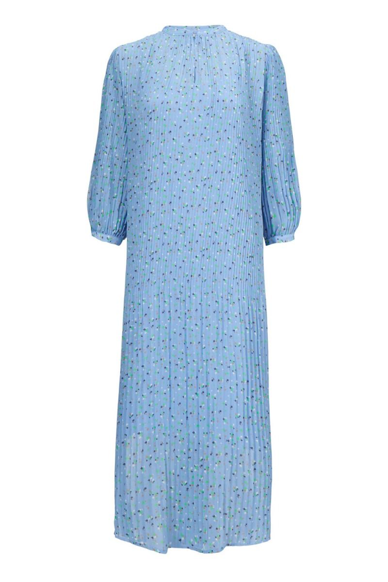 Modström - Kjole - Joe Print Dress - Blue Floral Mix