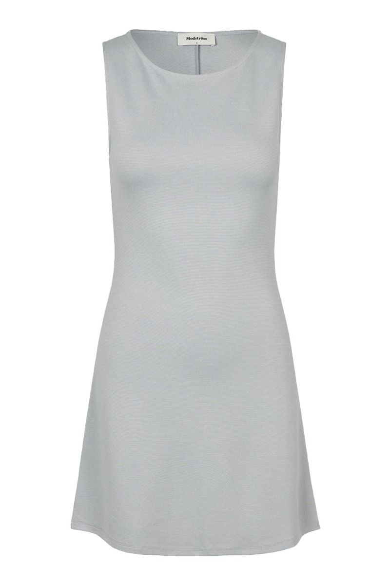 Modström - Kjole - JosefineMD Tank Flare Dress - Harbor Mist