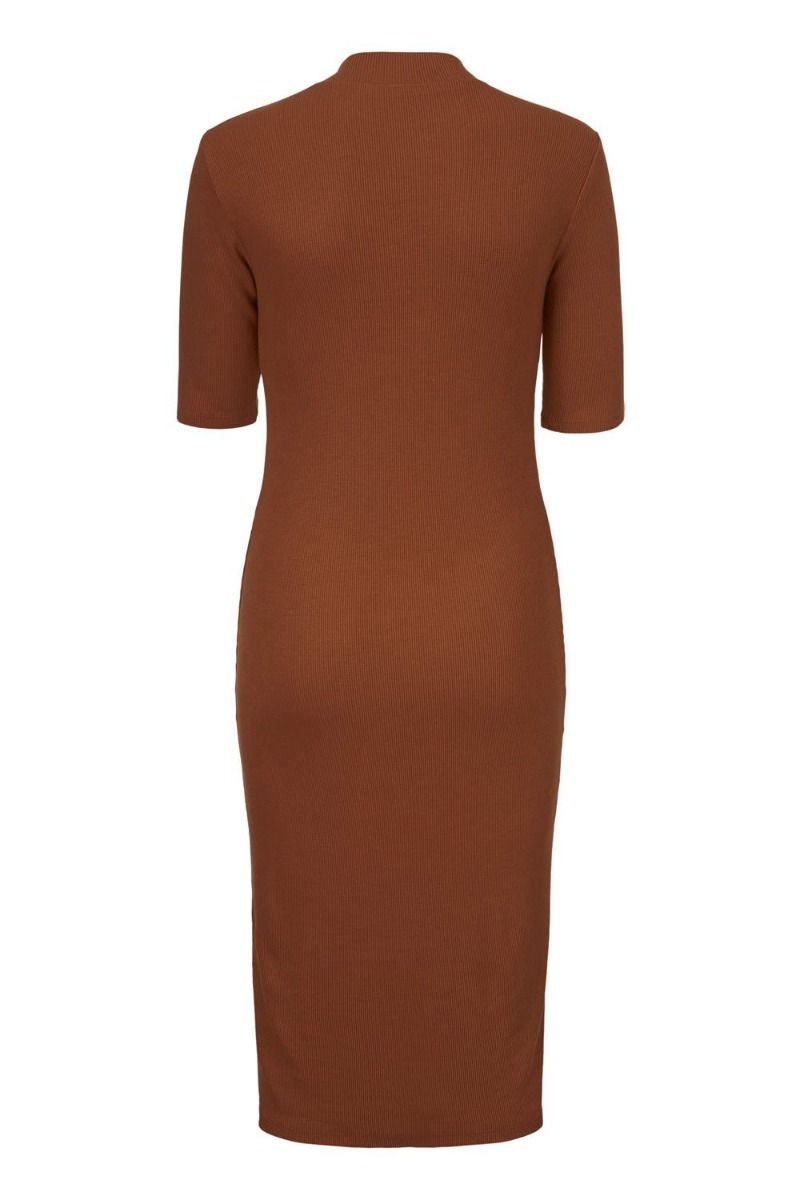 Modström - Kjole - Krown T-shirt Dress - Deep Mahogony