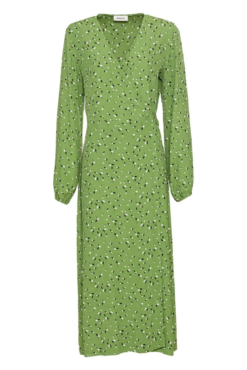 Modström - Kjole - Oline Print Dress - Freesia Green