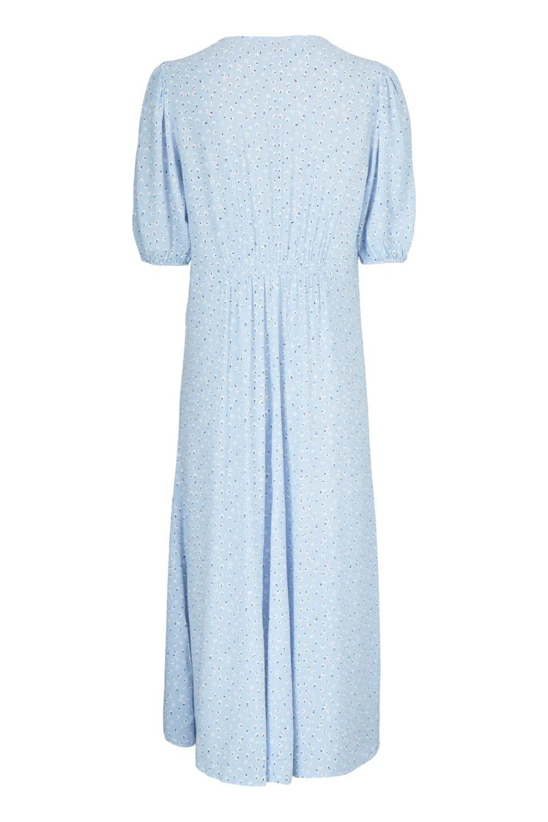 Modström - Kjole - Tammi Print Dress - Blue Mini Bloom