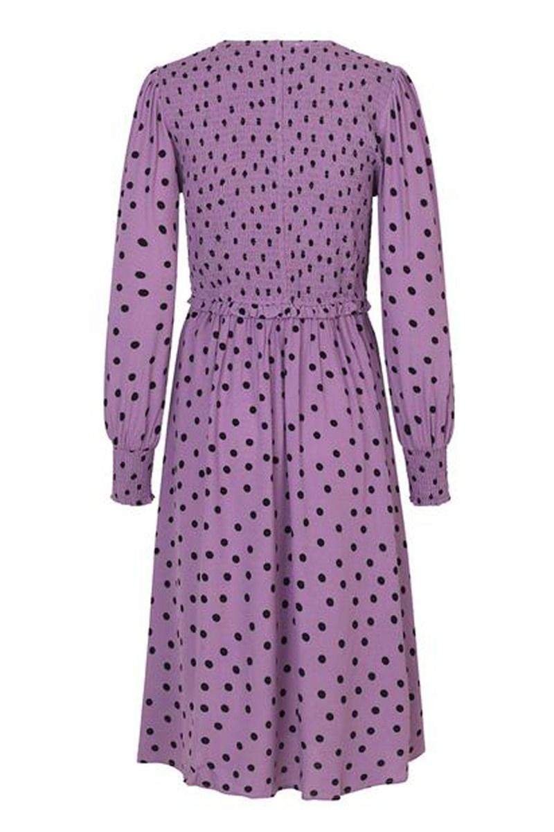 Modström - Kjole - Tomme Print Dress - Bold Dot Valerian
