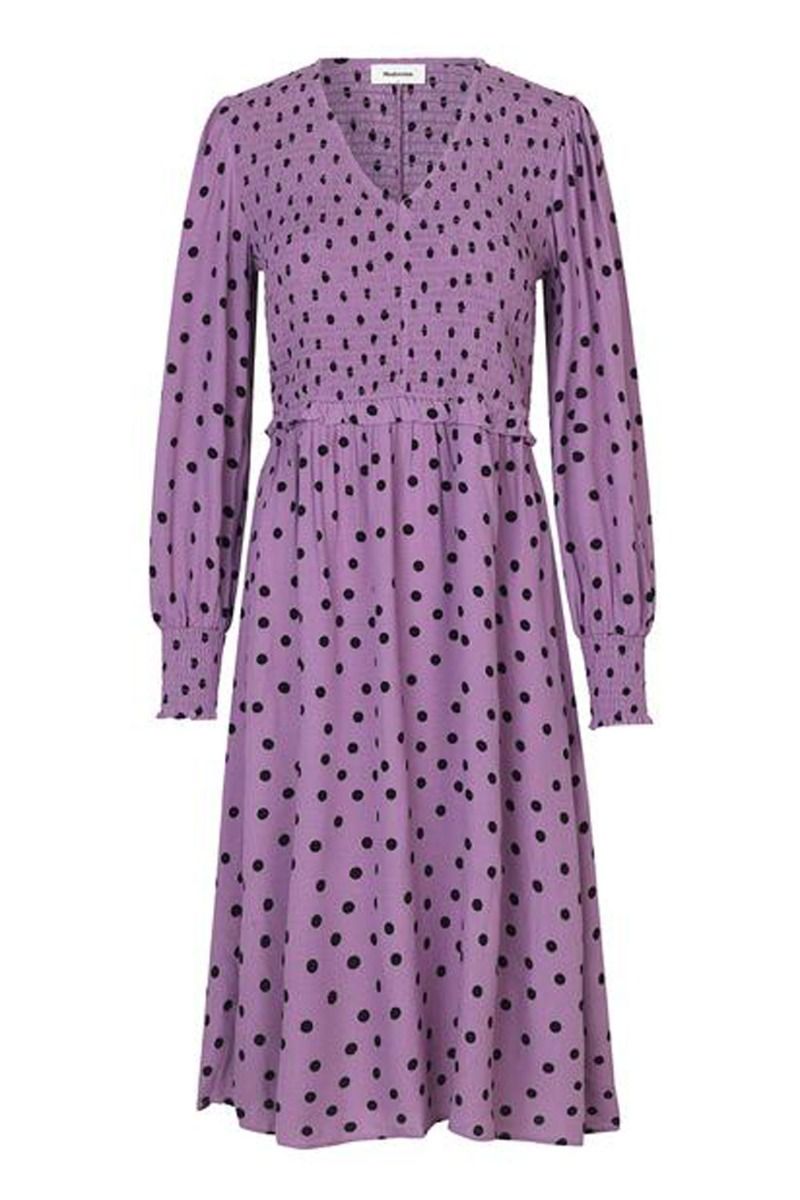 Modström - Kjole - Tomme Print Dress - Bold Dot Valerian