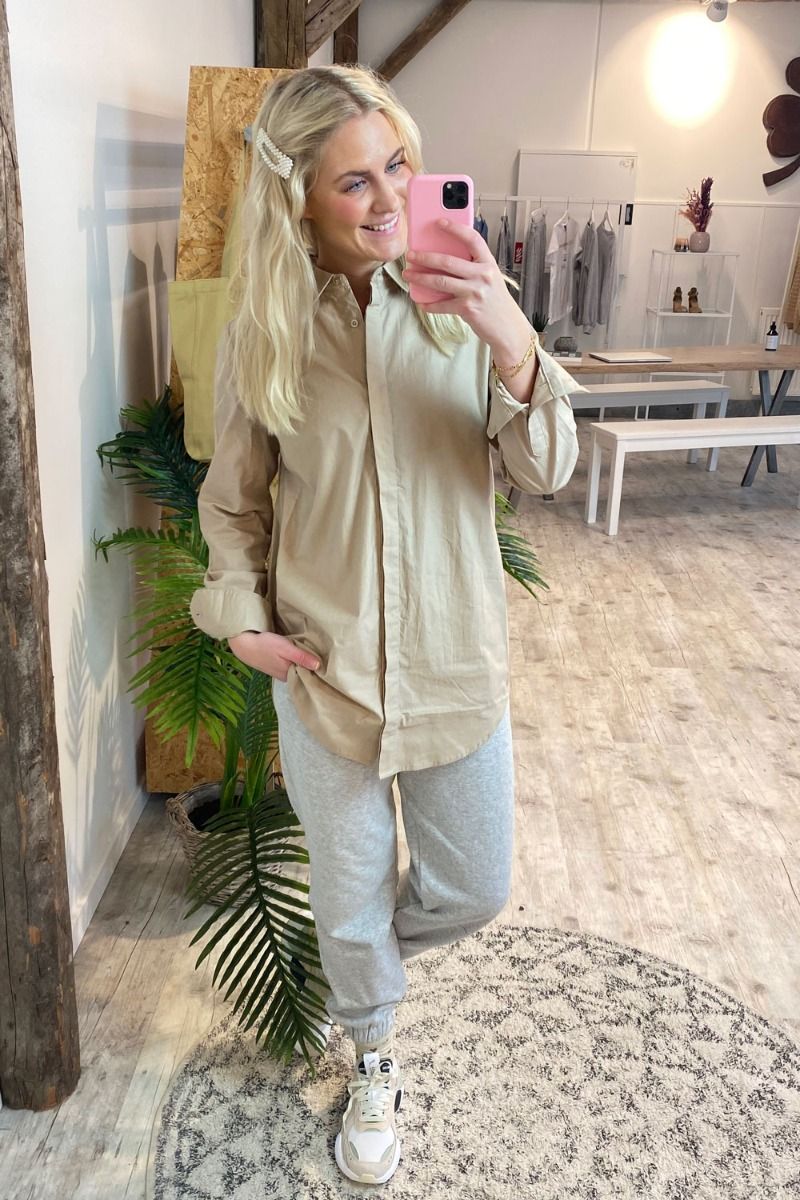 Modström - Skjorte  - Arthur Shirt - Powder Sand