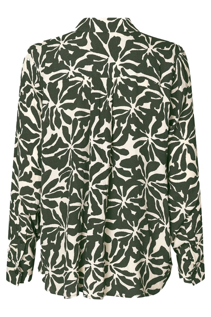Modström - Skjorte - Fern Print Shirt - Ocean Fleur