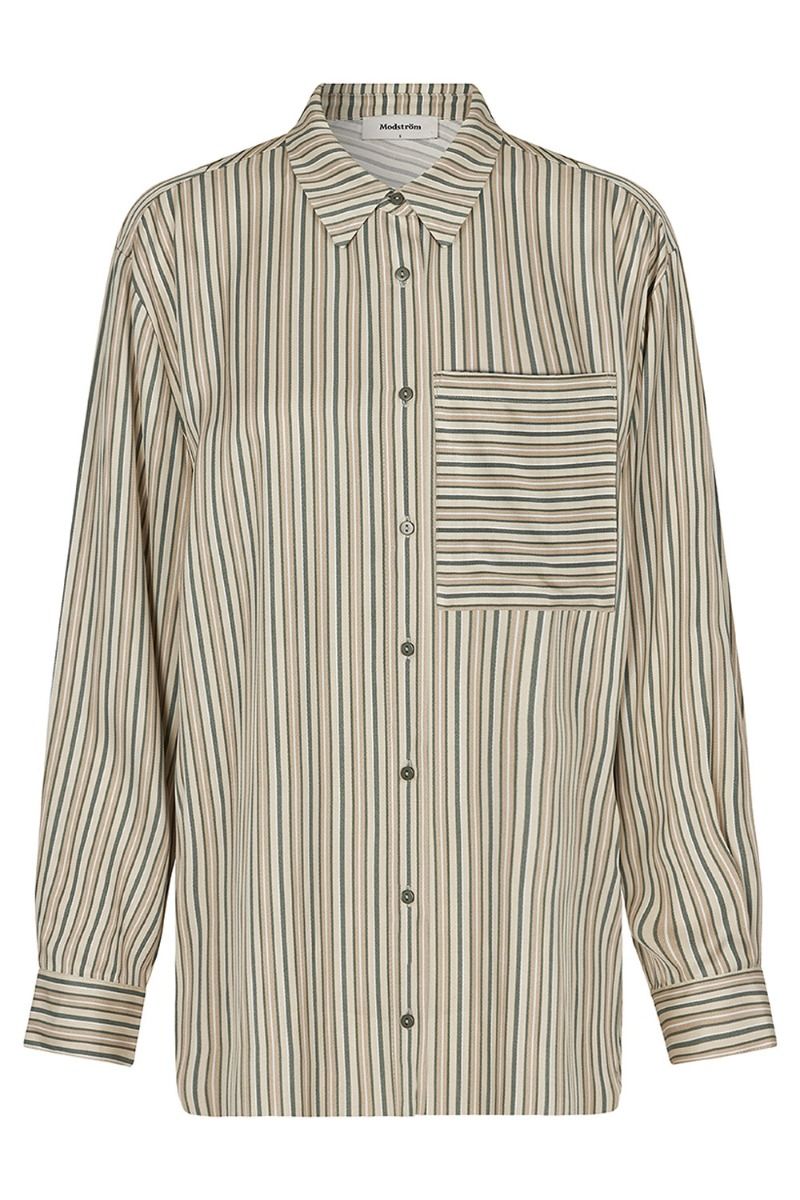 Modström - Skjorte - HissaMD Print Shirt - Soft Stripe